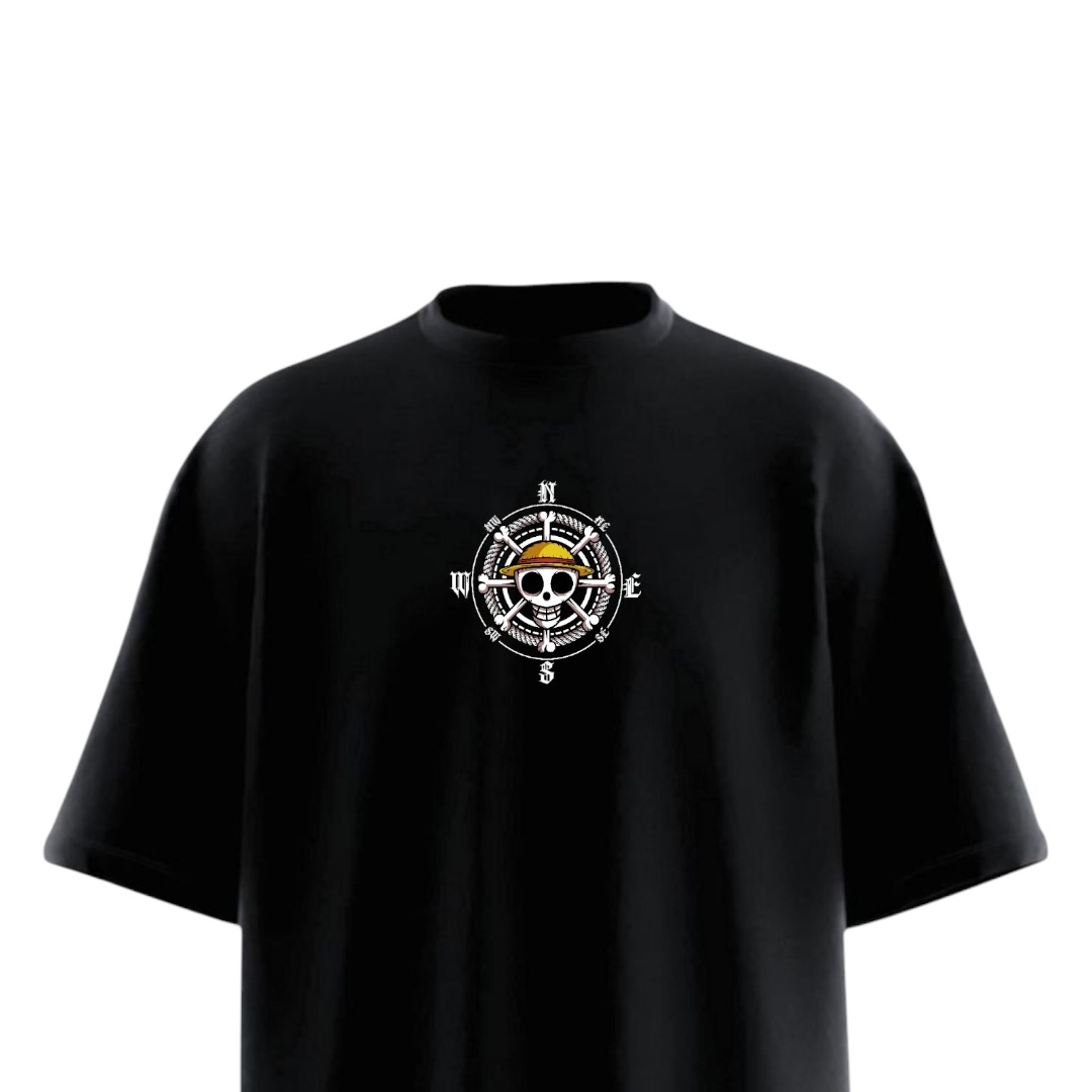 Walking Attitude Luffy Oversized T-shirt