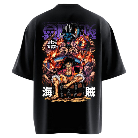 Luffy and Kaido Oversized T-shirt