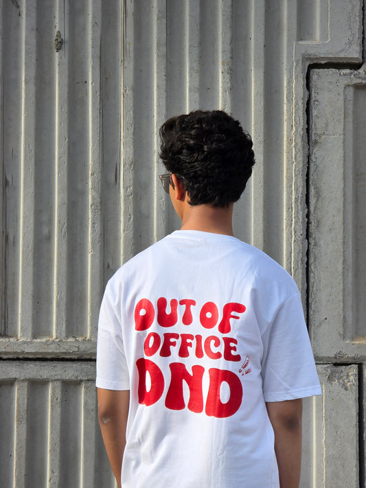 OUT OF OFFICE DND Heavy Weight Oversized T-shirt