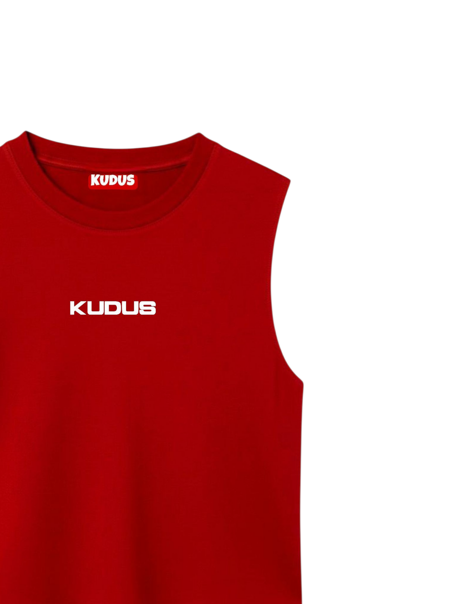 ULTRASOFT RED SLEEVELESS VESTS