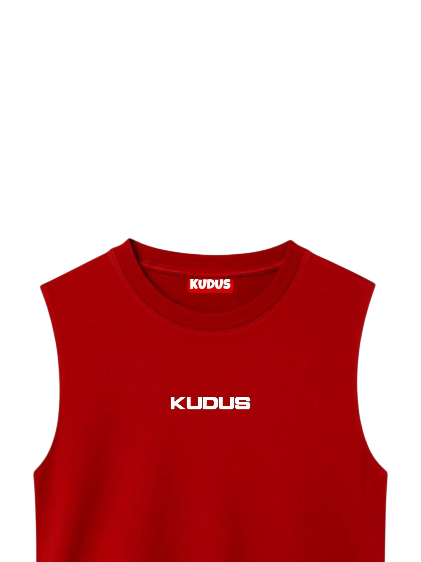 ULTRASOFT RED SLEEVELESS VESTS