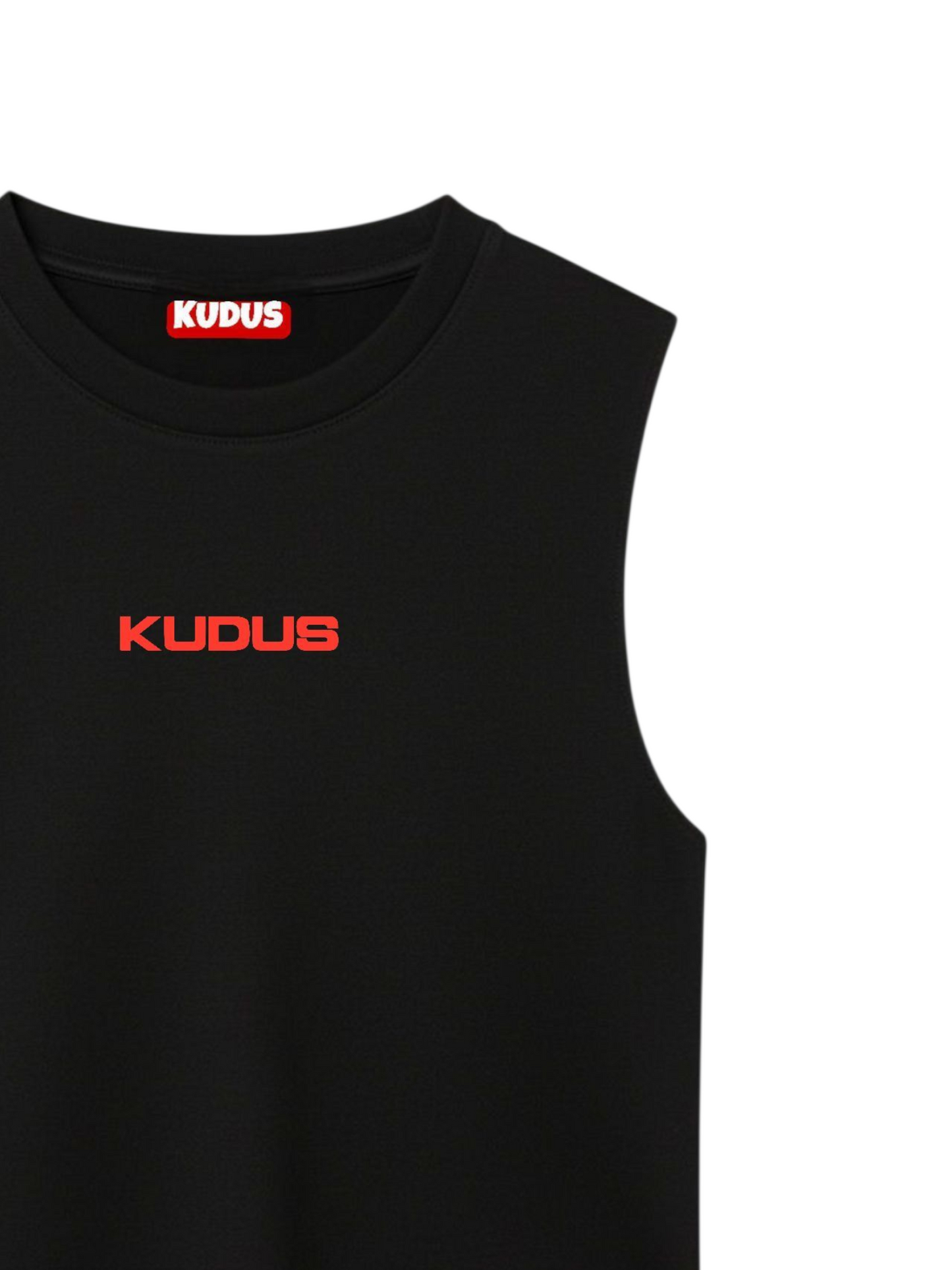ULTRASOFT BLACK SLEEVELESS VESTS