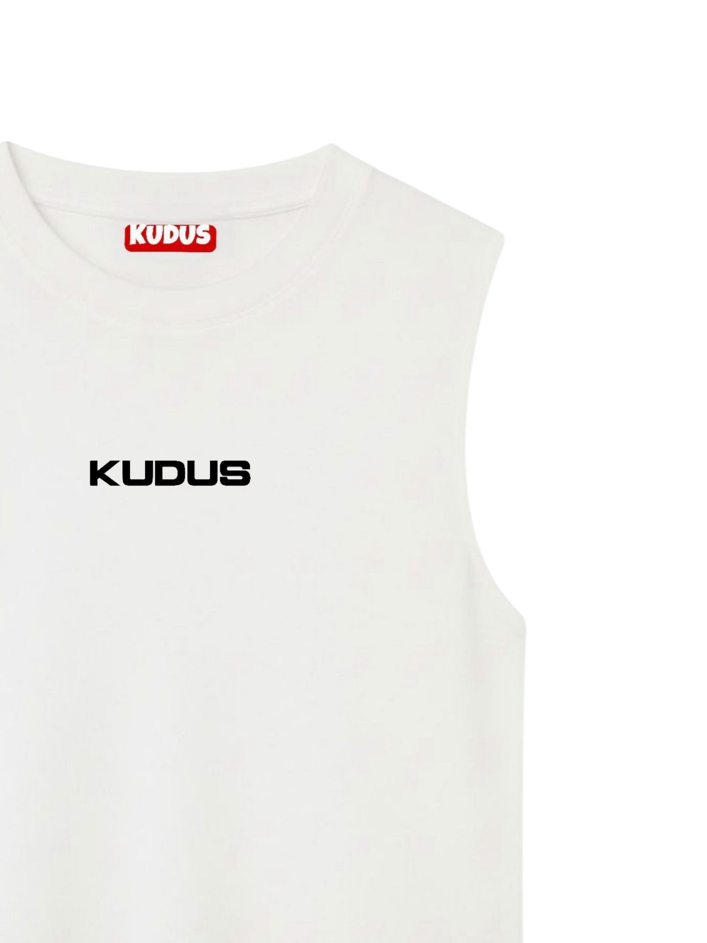 ULTRASOFT WHITE SLEEVELESS VESTS