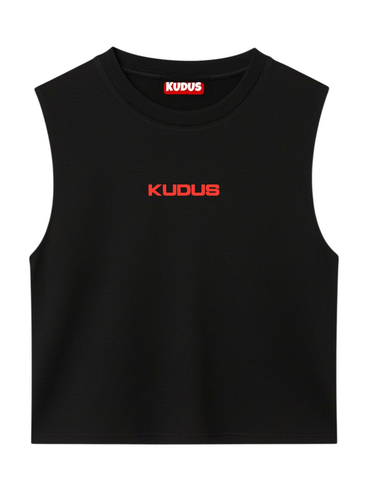 ULTRASOFT BLACK SLEEVELESS VESTS
