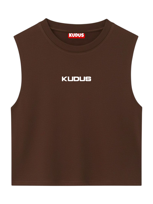 ULTRASOFT BROWN SLEEVELESS VESTS