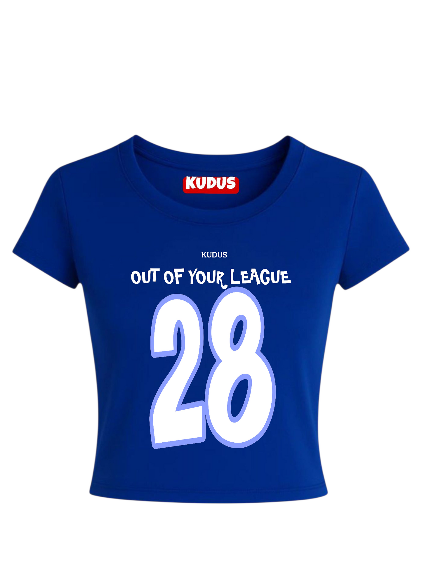 OUT OF YOUR LEAGUE Baby Crop Top For Women