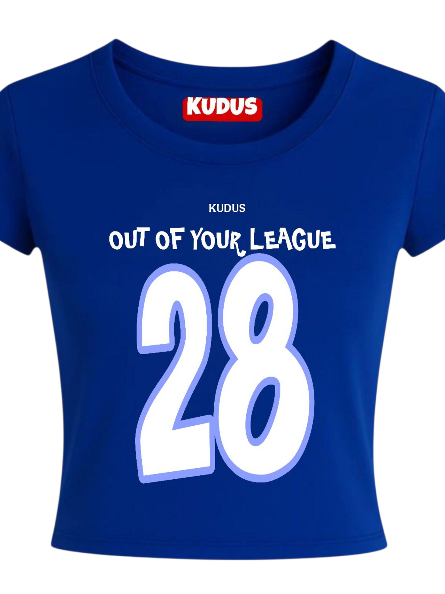 OUT OF YOUR LEAGUE Baby Crop Top For Women