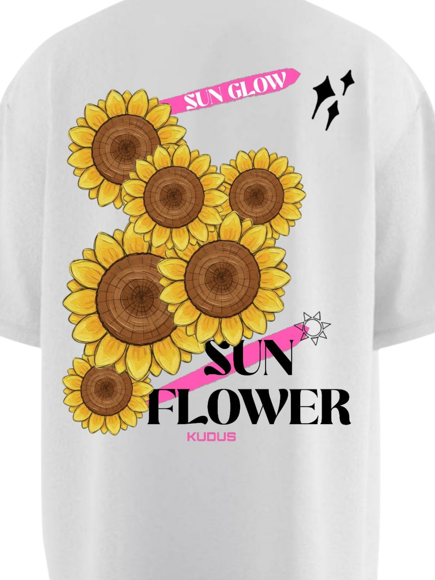 SUN GLOW SUNFLOWER Heavy Weight Oversized T-shirt