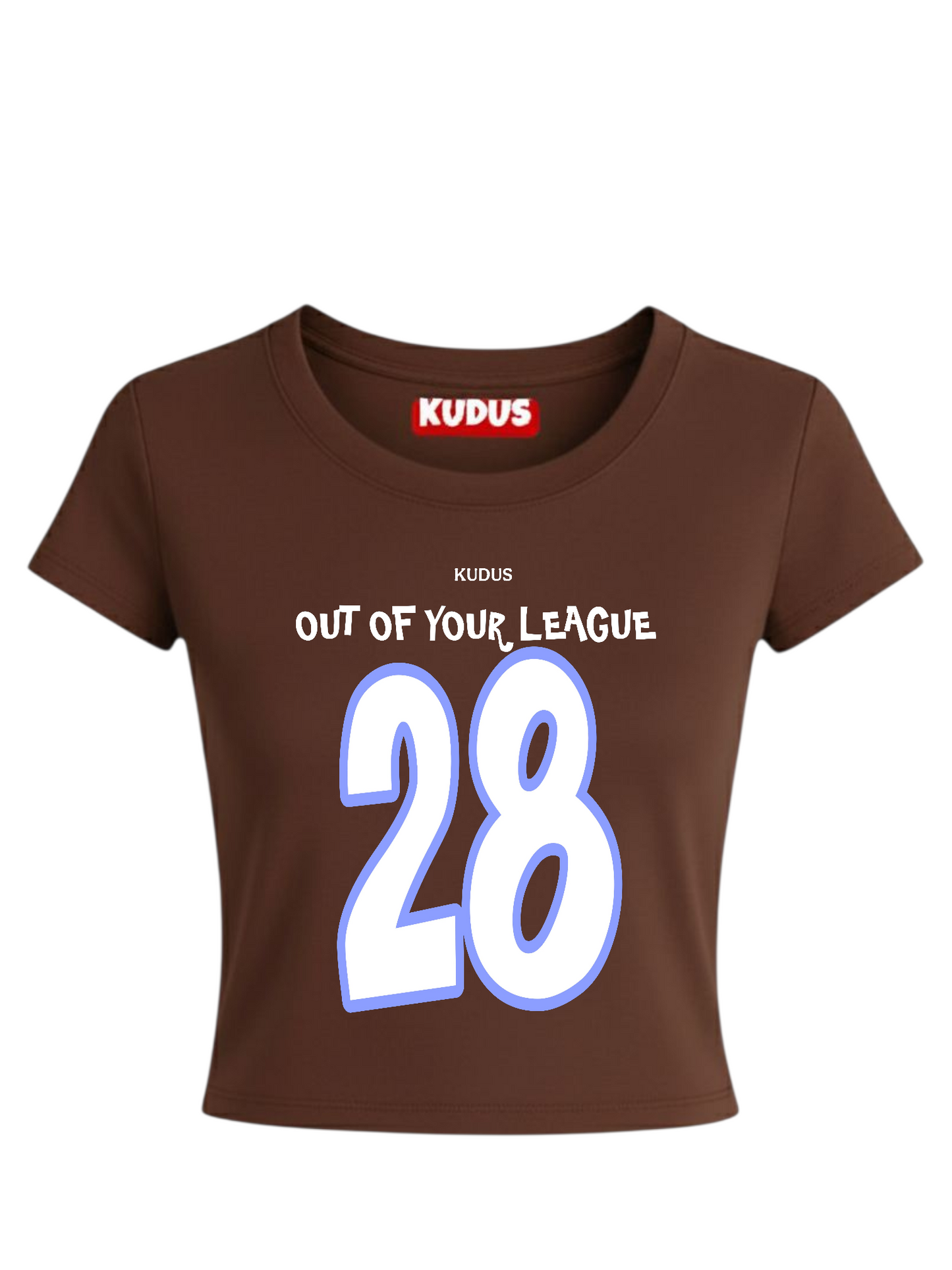 OUT OF YOUR LEAGUE Baby Crop Top For Women