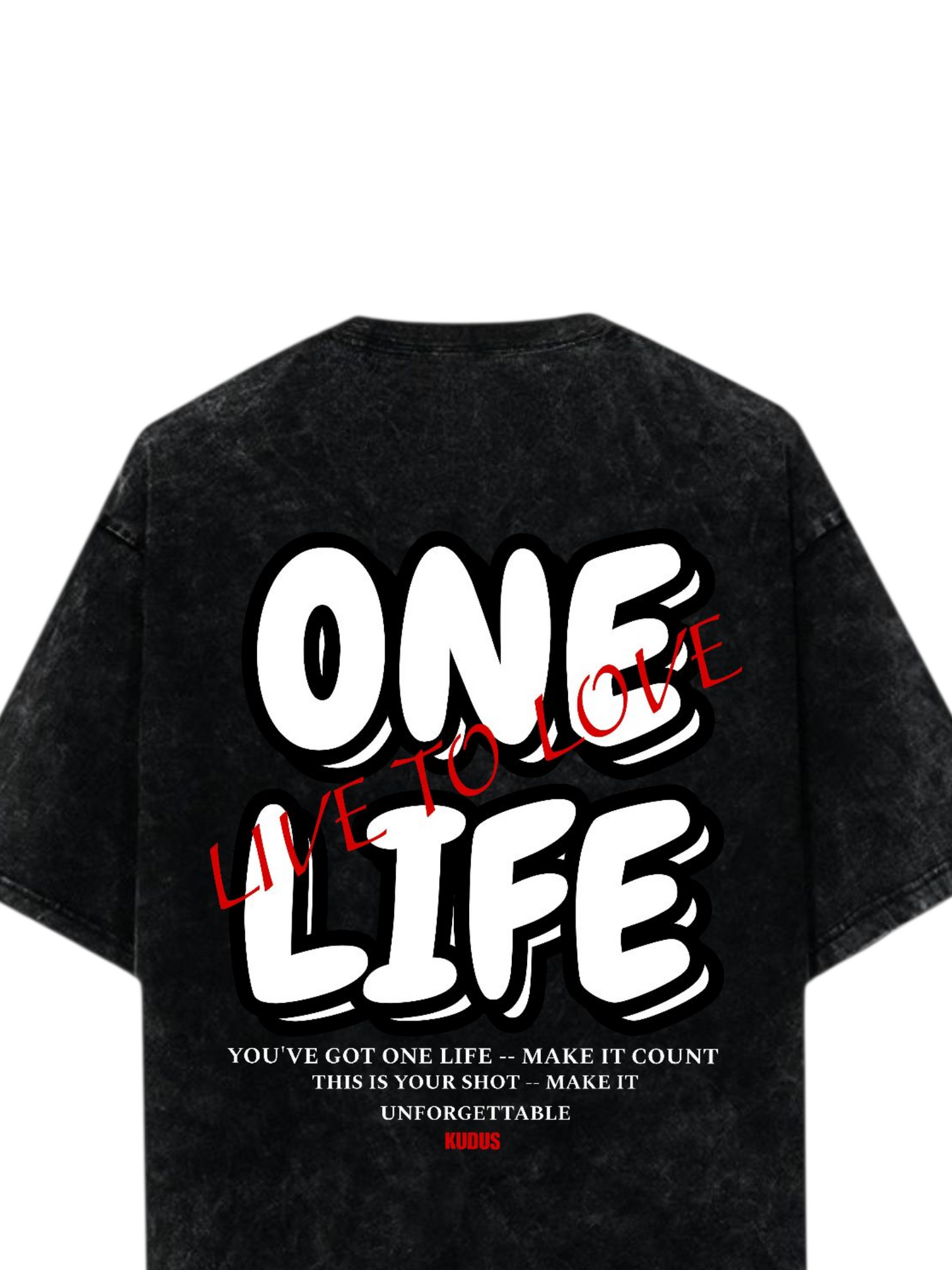 ONE LIFE Acid Wash Ultrasoft Oversized T-shirt