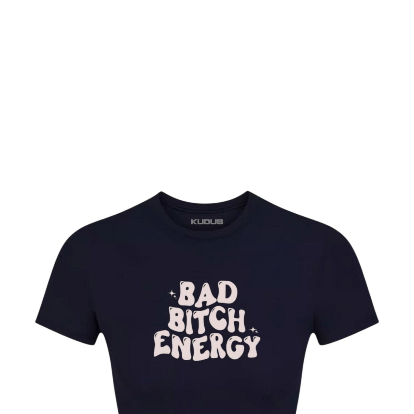 Bad Bi#ch Energy Navy Blue Women Tee
