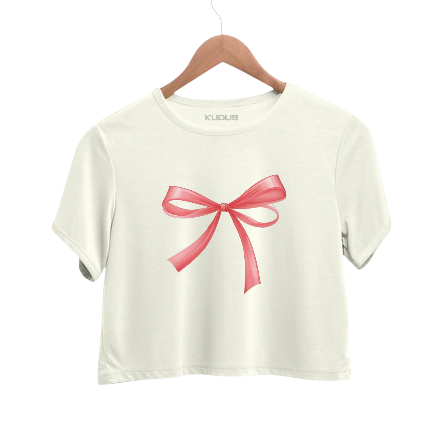 PINK BOW Crop Top