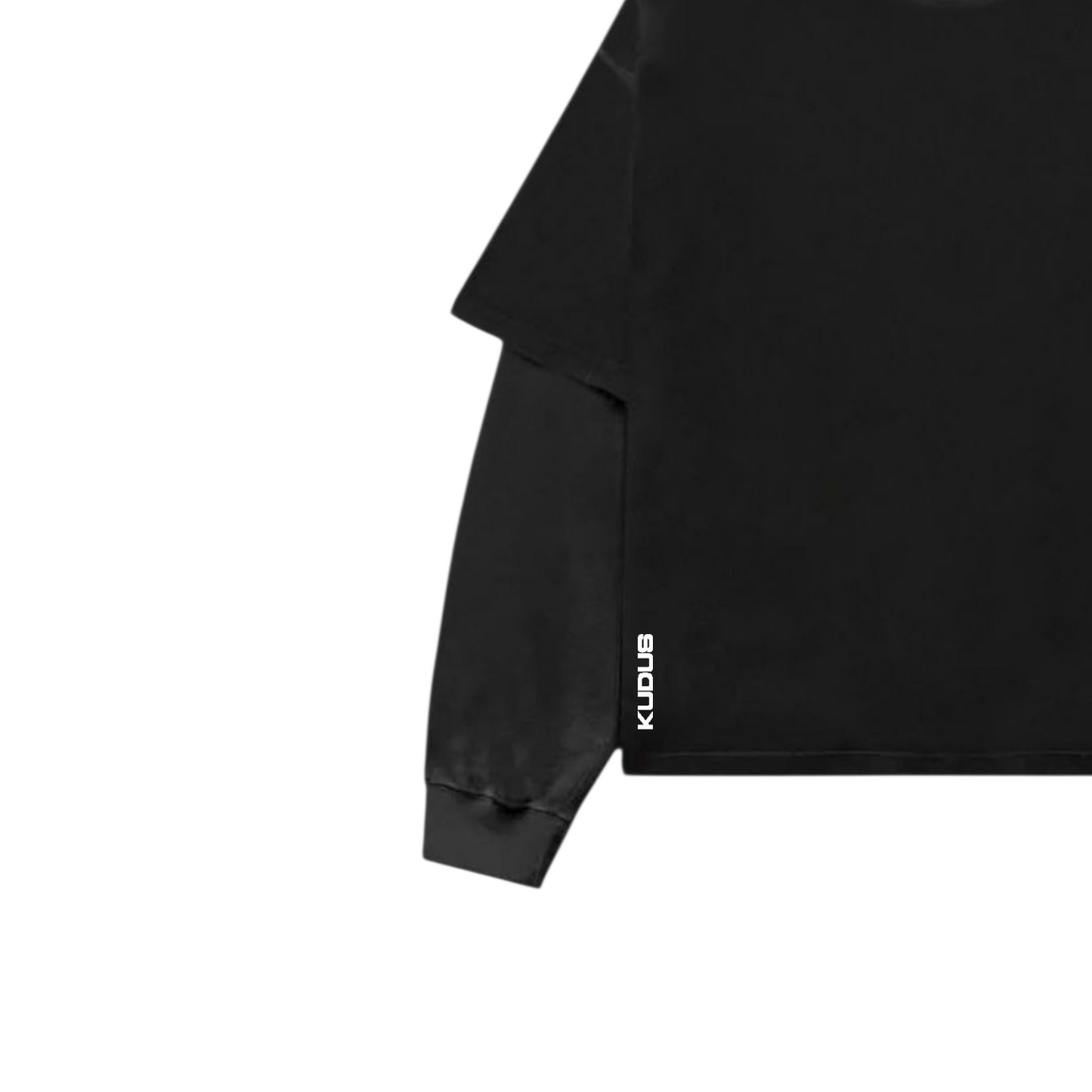 Black and Grey Full Sleeve Heavy Weight T-shirt