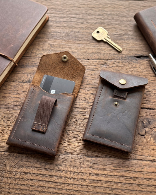 Slim Flip Genuine Leather Wallet