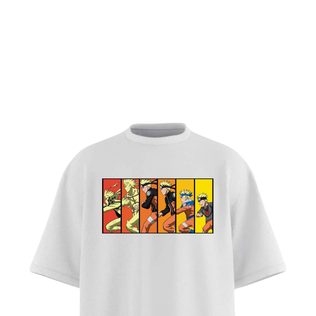 Naruto Timelapse Oversized T-shirt