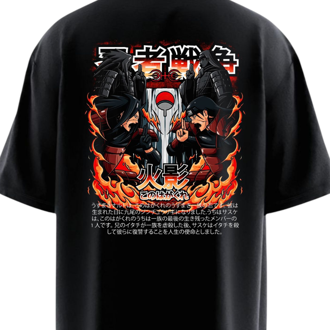 Senju and Uchiha Oversized T-shirt