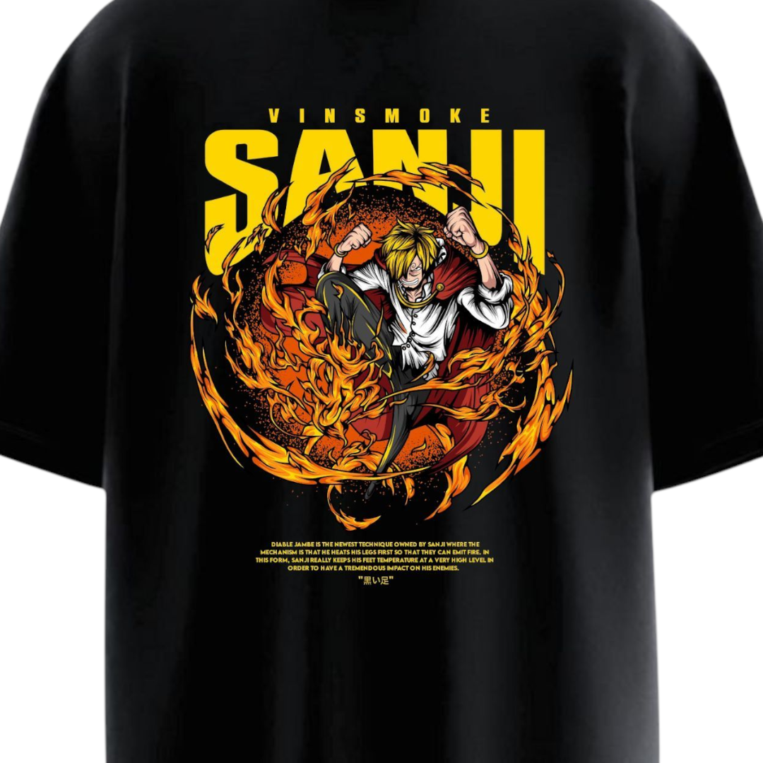 Sanji Kick Oversized T-shirt