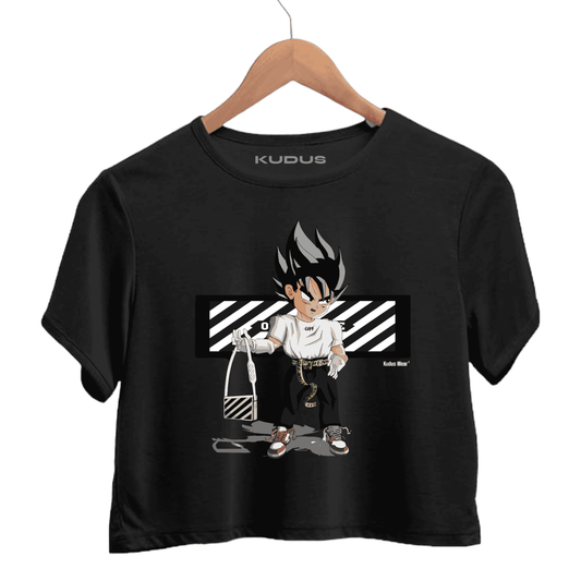 Off Goku Black Crop Top