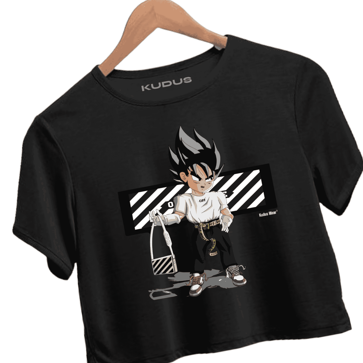 Off Goku Black Crop Top