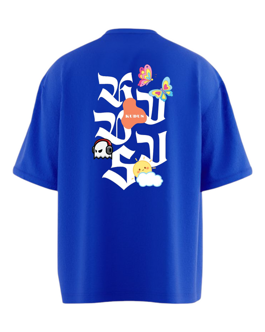 MODEL 1 ROYAL BLUE Heavy Weight Oversized T-shirt