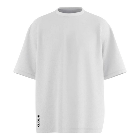 Everyday White Solid Ultrasoft Oversized T-shirt