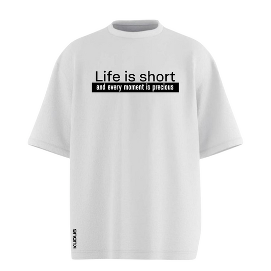 LIFE IS SHORT Soft Oversized T-shirt