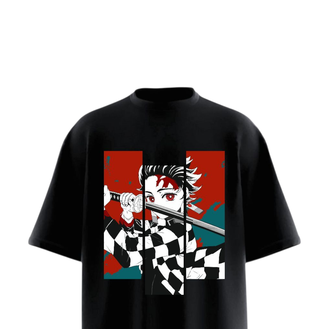 TANJIRO DEMON SLAYER Oversized T-shirt