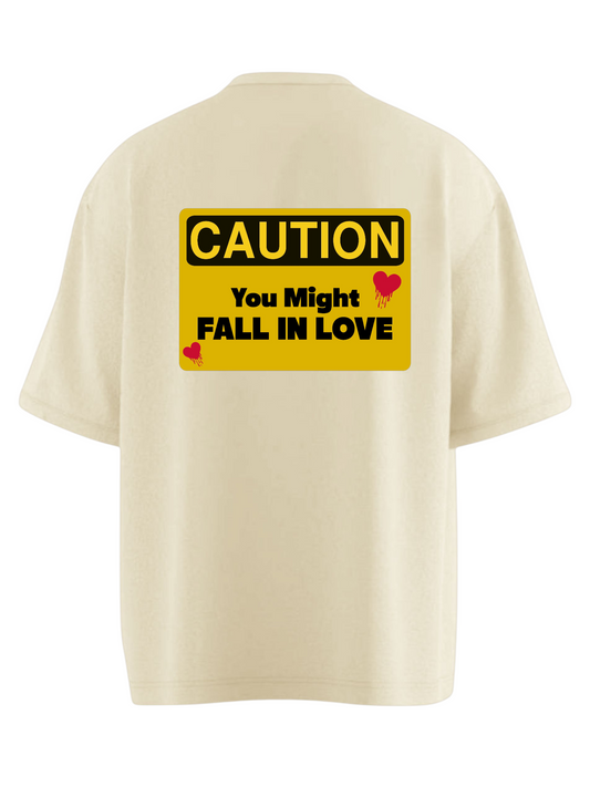 CAUTION Soft Oversized T-shirt