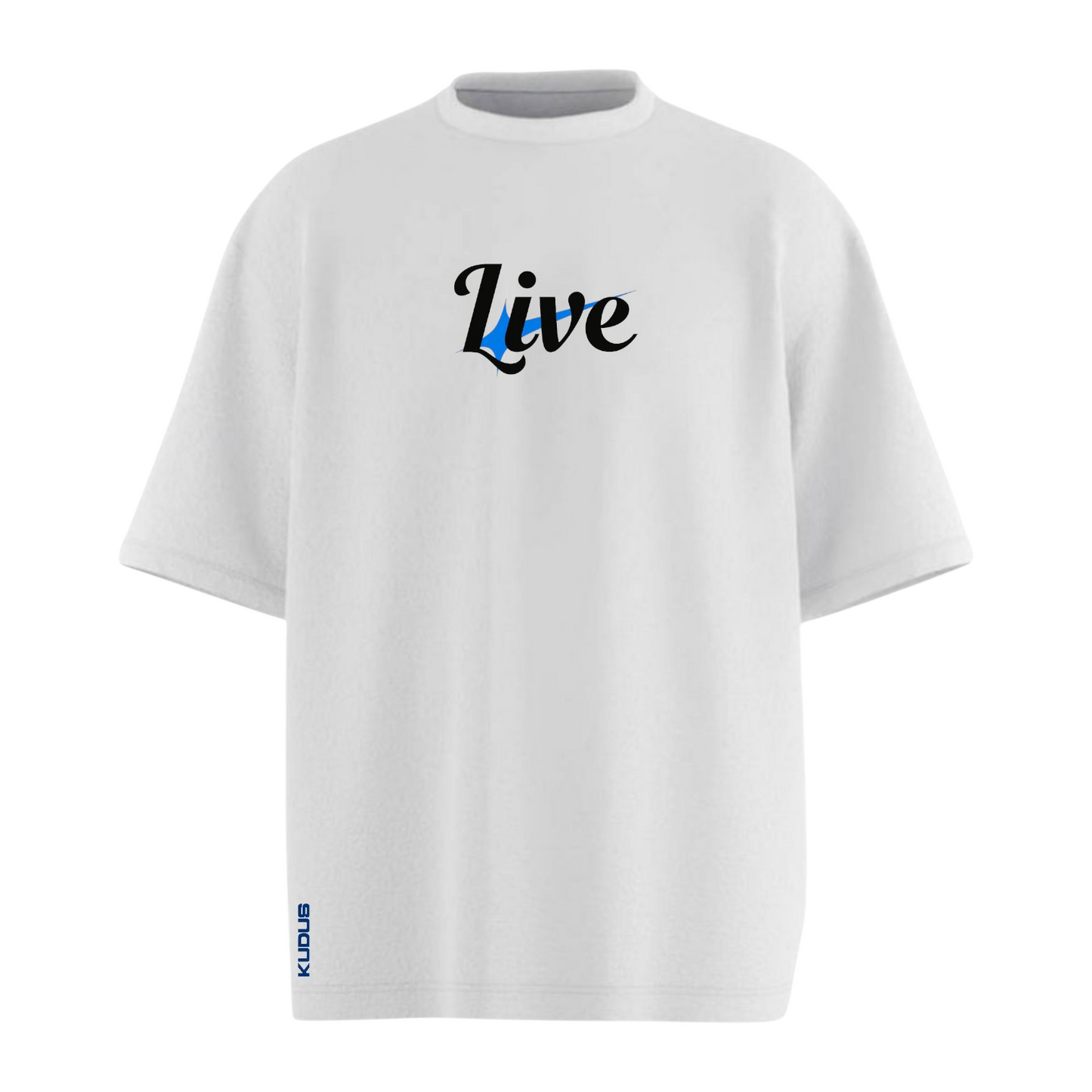 LIVE IN THE MOMENT Heavy Weight Oversized T-shirt