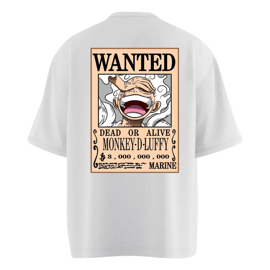 WANTED LUFFY Oversized T-shirt