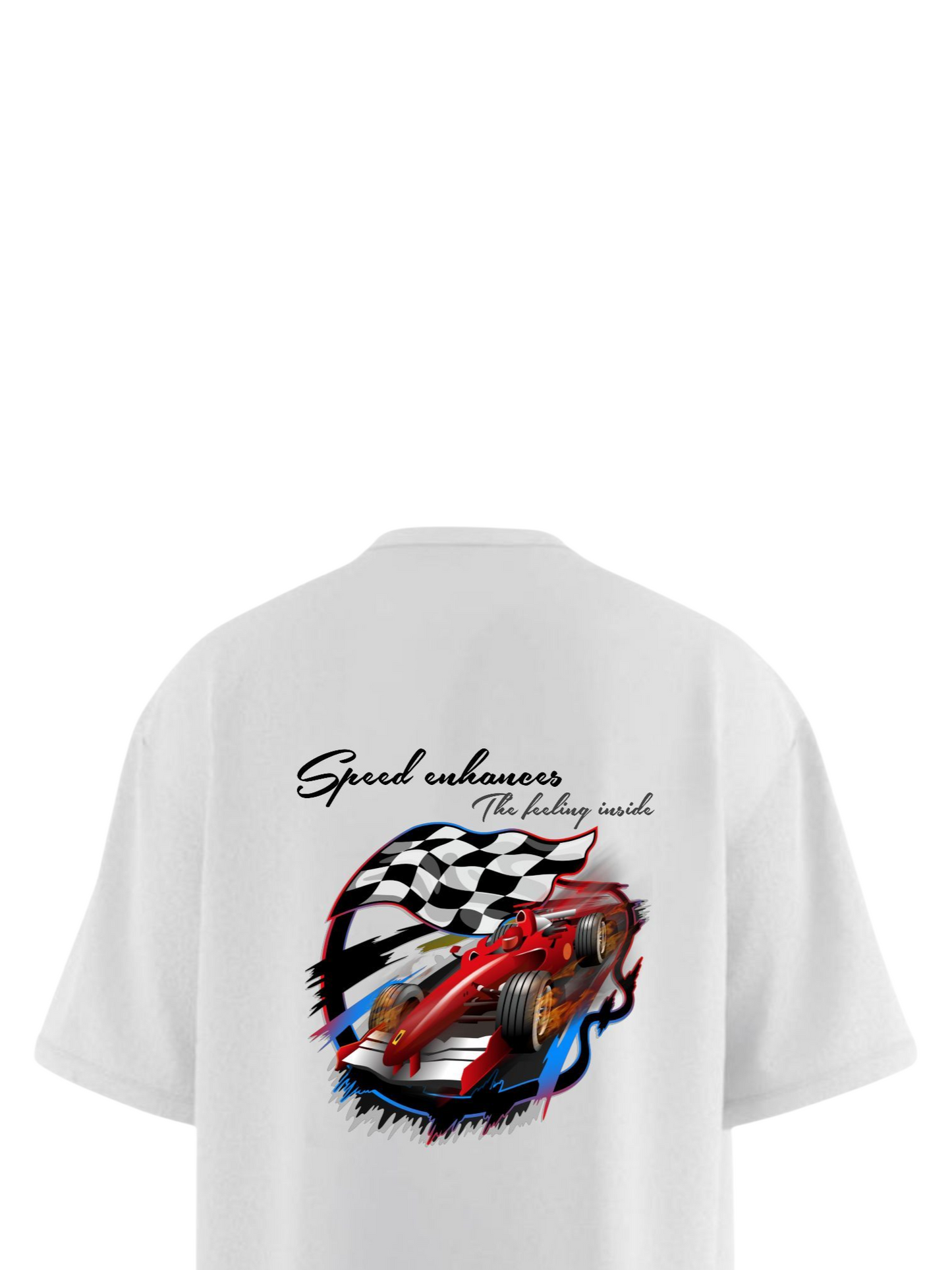 Speed Enhances Heavy Weight Oversized T-shirt