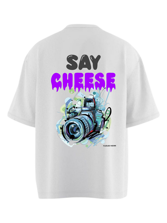 SAY CHEESE Soft Oversized T-shirt