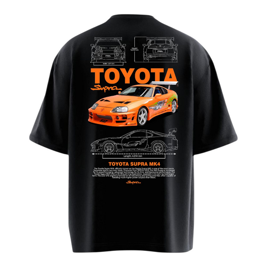 TOYOTA SUPRA Heavy Weight Oversized T-shirt
