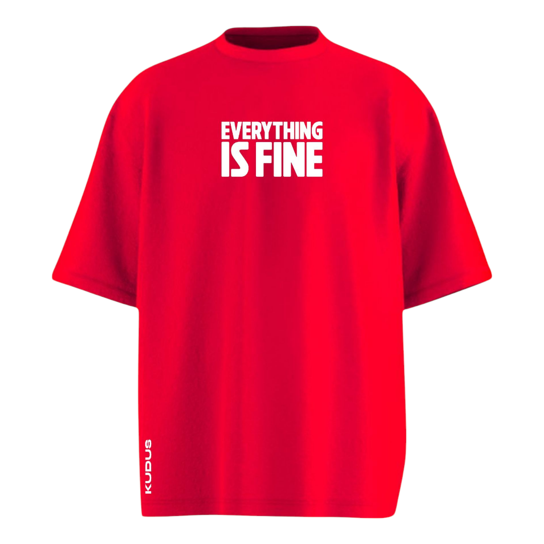 Everything is Fine Heavy Weight Oversized T-shirt