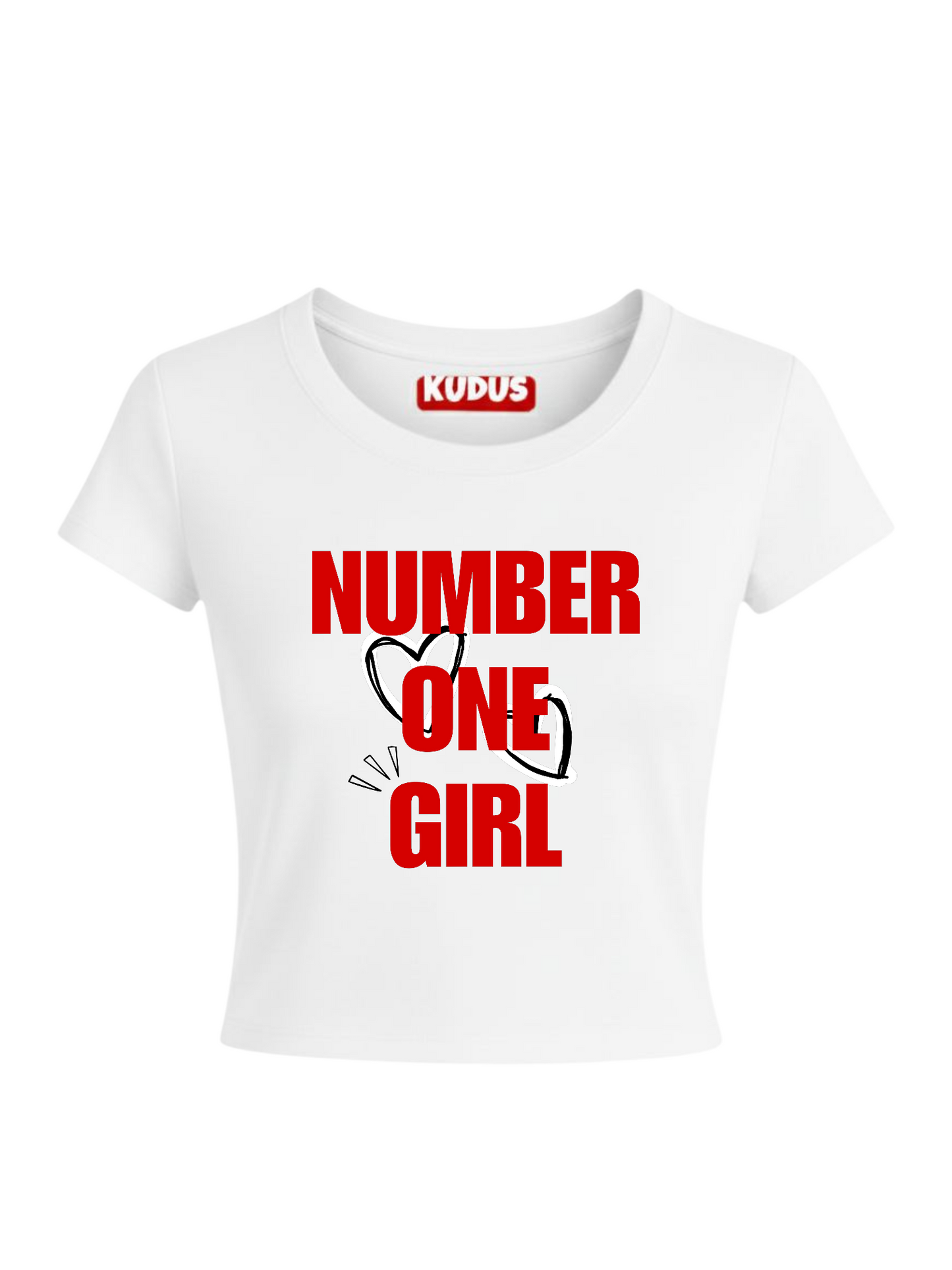 Number One Girl - Baby Crop Top For Women