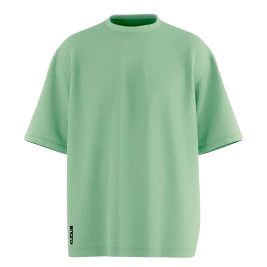 Everyday Sage Green Solid Ultrasoft Oversized T-shirt