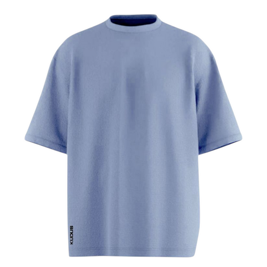 Everyday Classy Bluish Water Solid Ultrasoft Oversized T-shirt