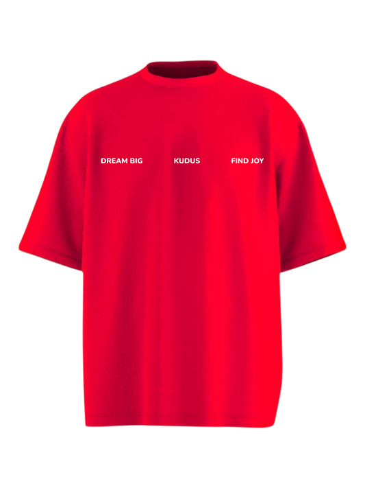 DREAM BIG FIND JOY Heavy Weight Oversized T-shirt