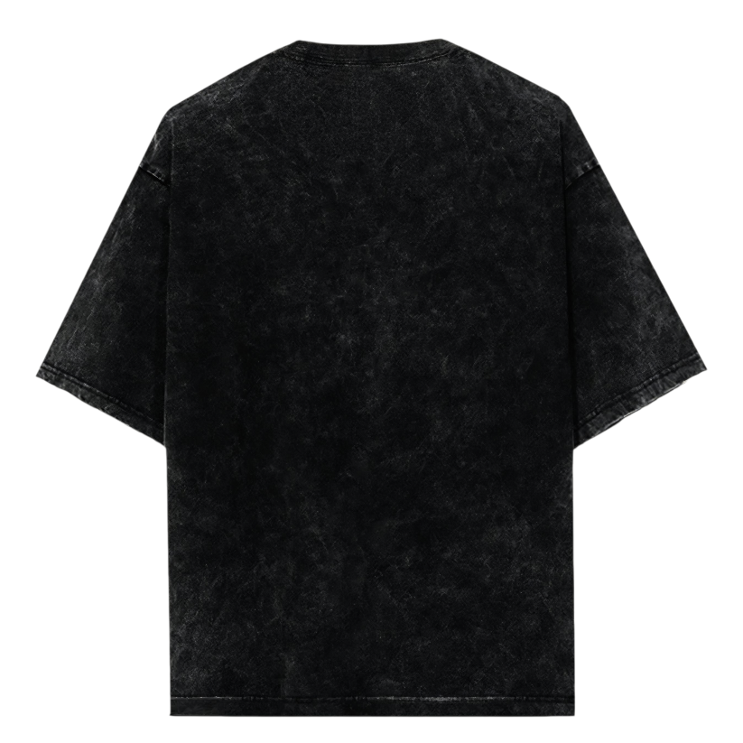 Solid Acid Wash Ultrasoft Oversized T-shirt