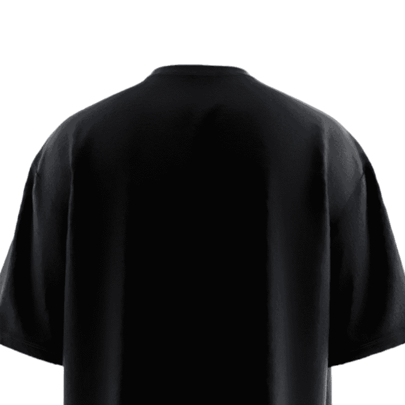 Everyday Black Solid Ultrasoft Oversized T-shirt