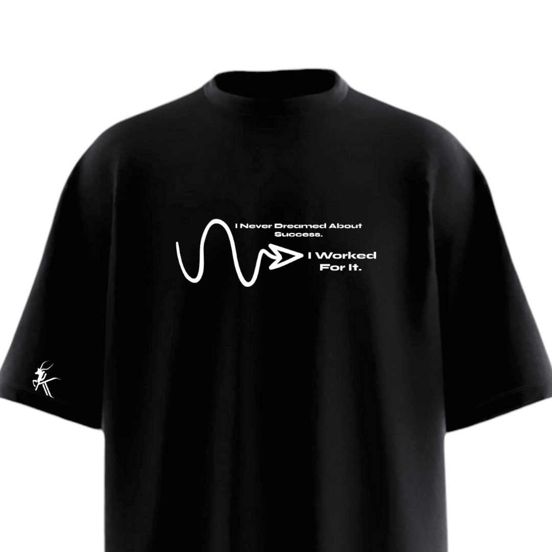 WORKED FOR IT Light Weight Oversized T-shirt