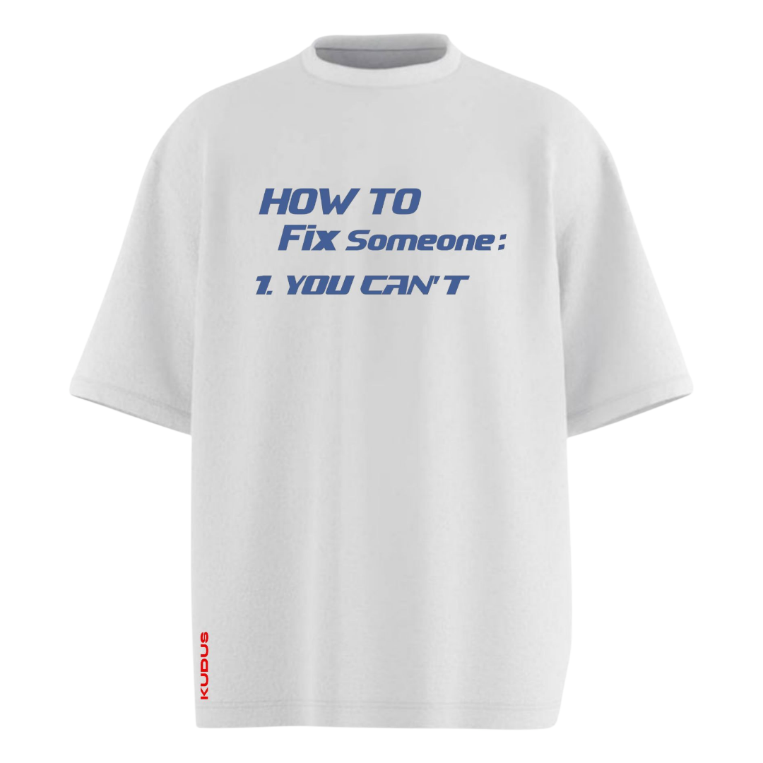 YOU CAN'T Light Weight Oversized T-shirt