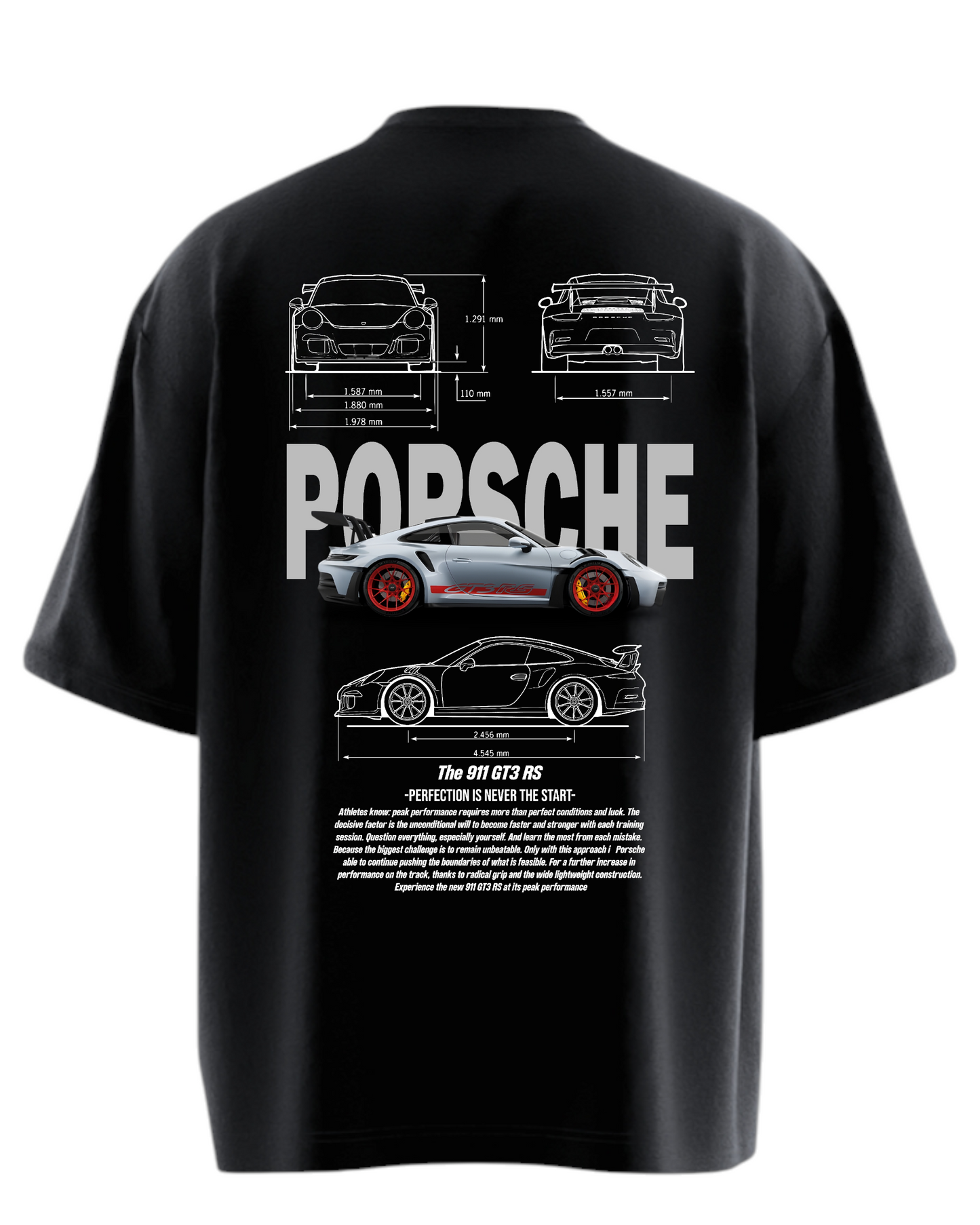Porsche Heavy Weight Oversized T-shirt