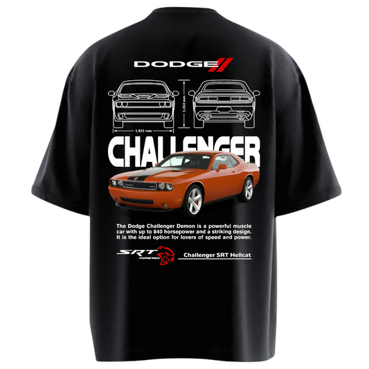 Dodge Challenger Heavy Weight Oversized T-shirt