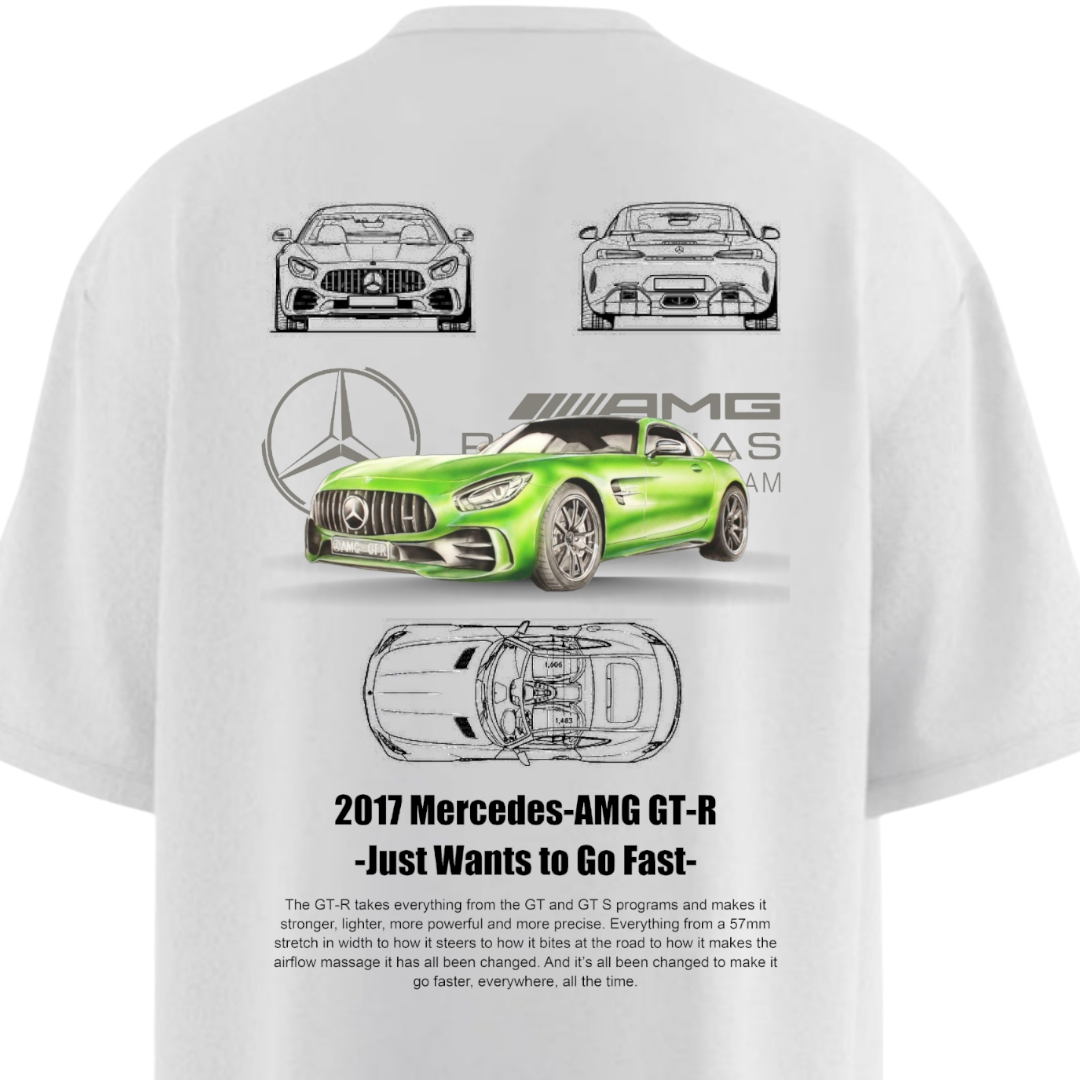 Merc AMG GT R Heavy Weight Oversized T-shirt