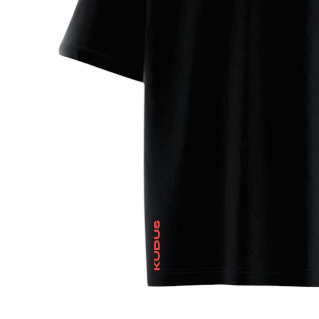 KISSES BLACK Light Weight Oversized T-shirt