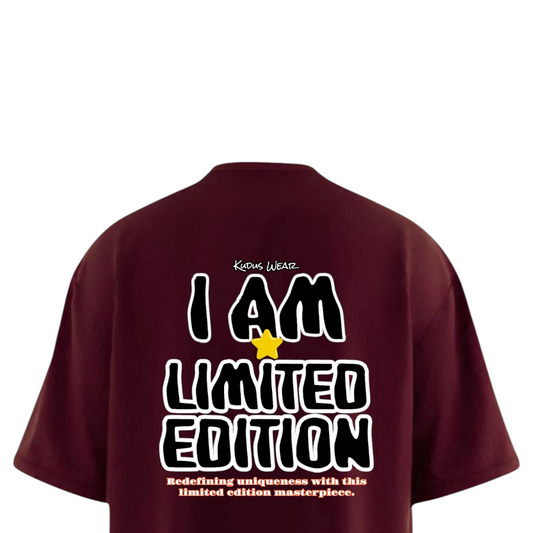 The Limited Edition Moody Maroon Oversized T-shirt