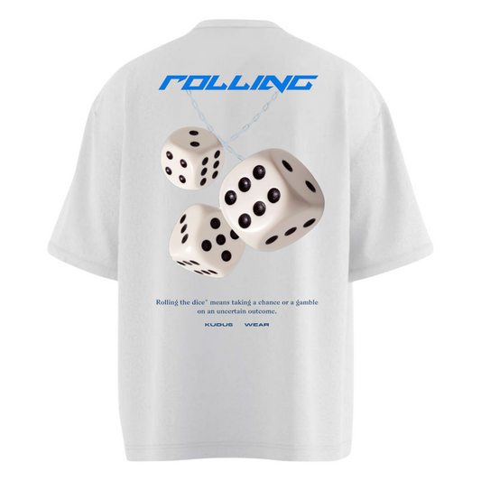Rolling White Heavy Weight Oversized T-shirt