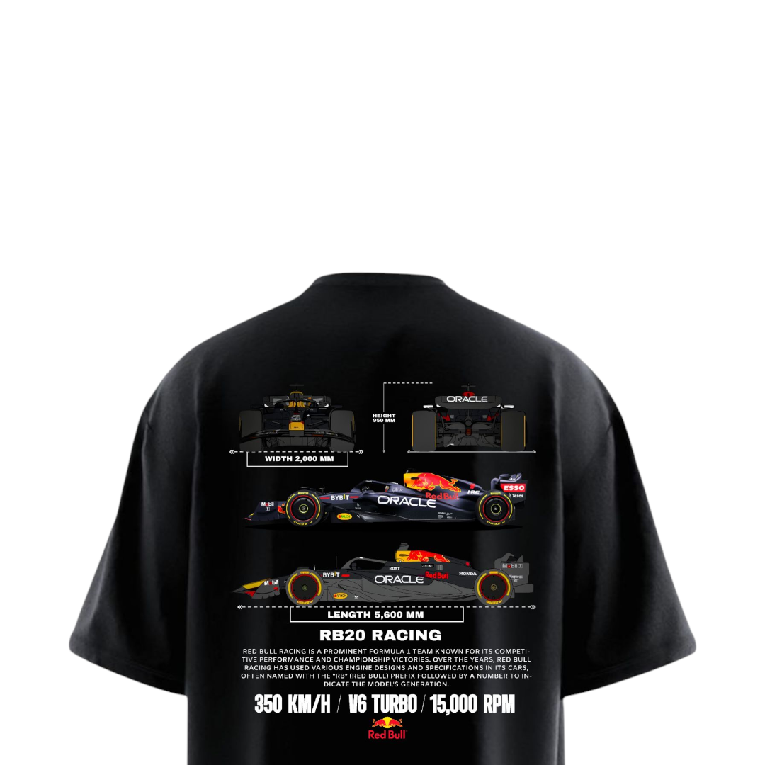 ORACLE RB RACING Heavy Weight Oversized T-shirt