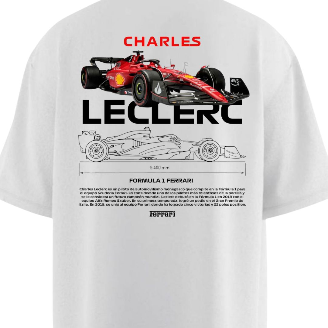 CHARLES LECLERC Heavy Weight Oversized T-shirt